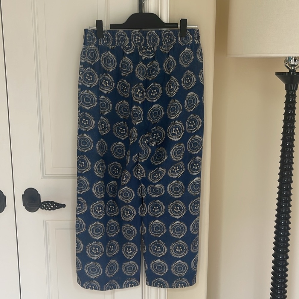 Johnny Was Wide-leg Linen Pants - Picture 2 of 4